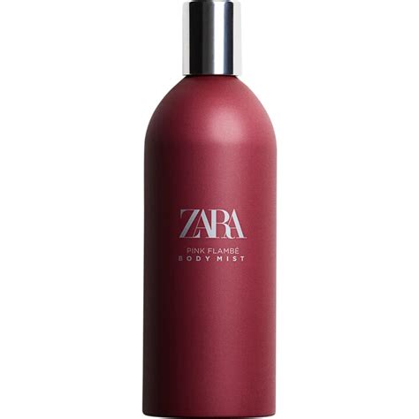 zara pink flambe body mist.